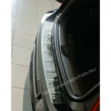 Накладка на задний бампер Skoda Octavia A7 Sedan (2013-) бренд – Croni главное фото